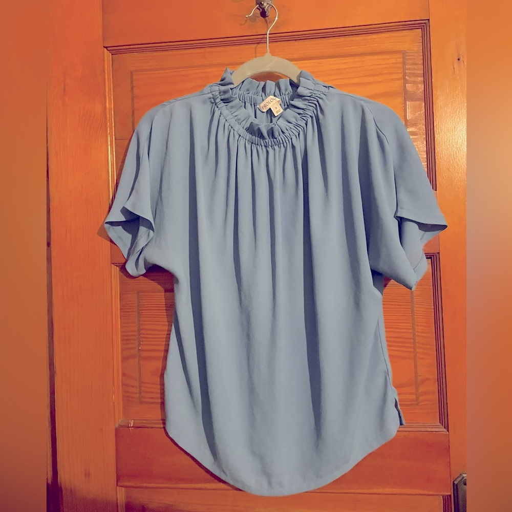 Mock Neck Blouse